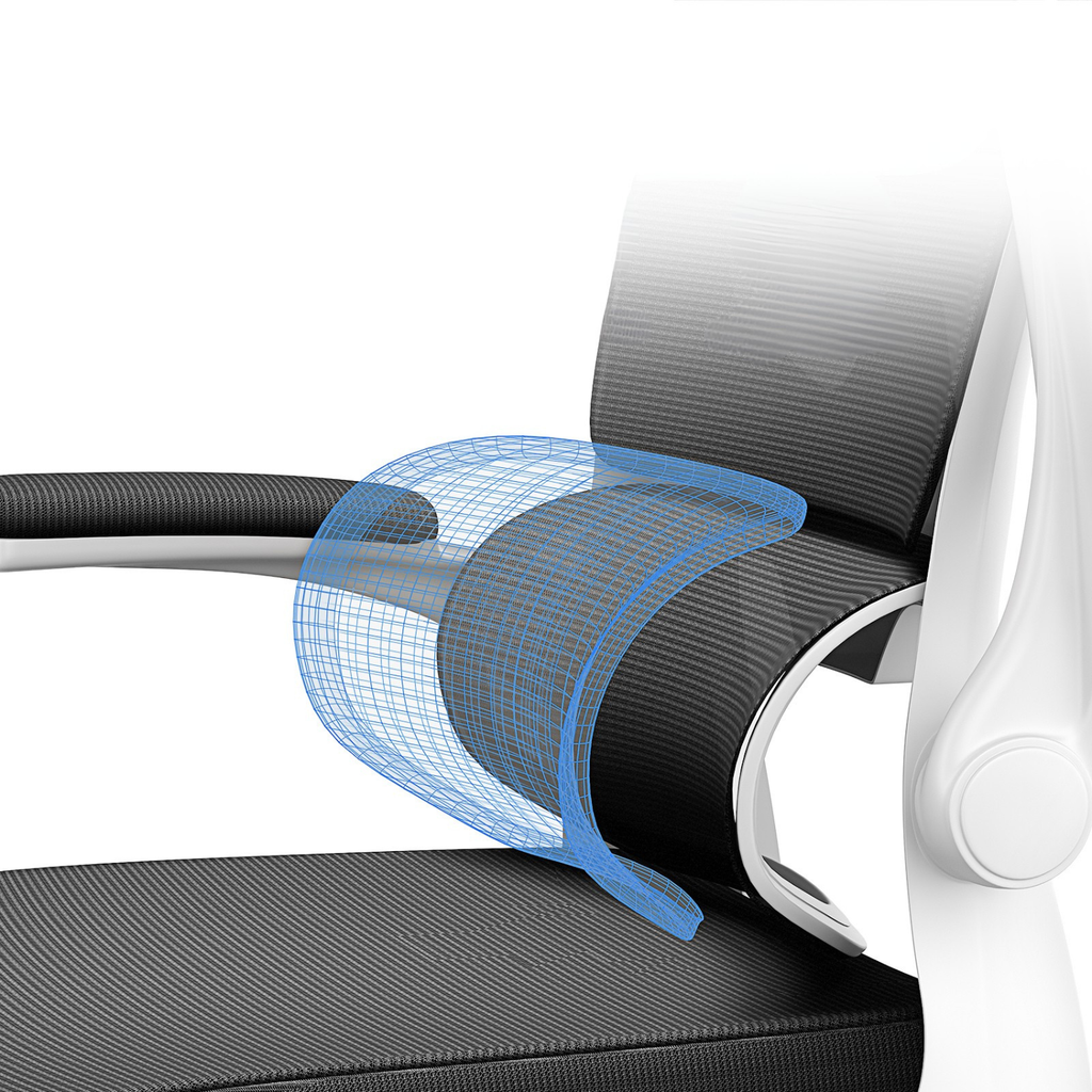 Chaise de Bureau Ergonomique multi-zones avec maille respirante – Office C-870