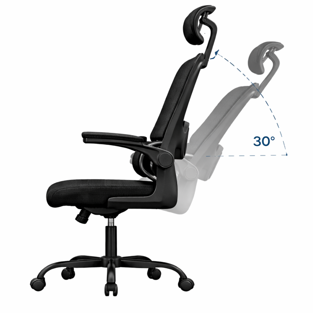 Chaise de Bureau Ergonomique multi-zones avec maille respirante – Office C-870