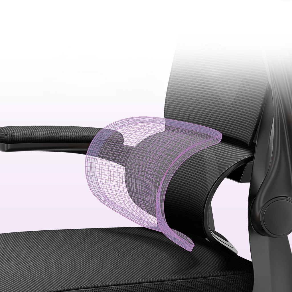 Chaise de Bureau Ergonomique multi-zones avec maille respirante – Office C-870