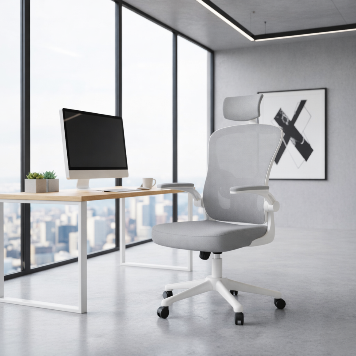 Chaise de Bureau Ergonomique à Support Lombaire Renforcé – Office C-770