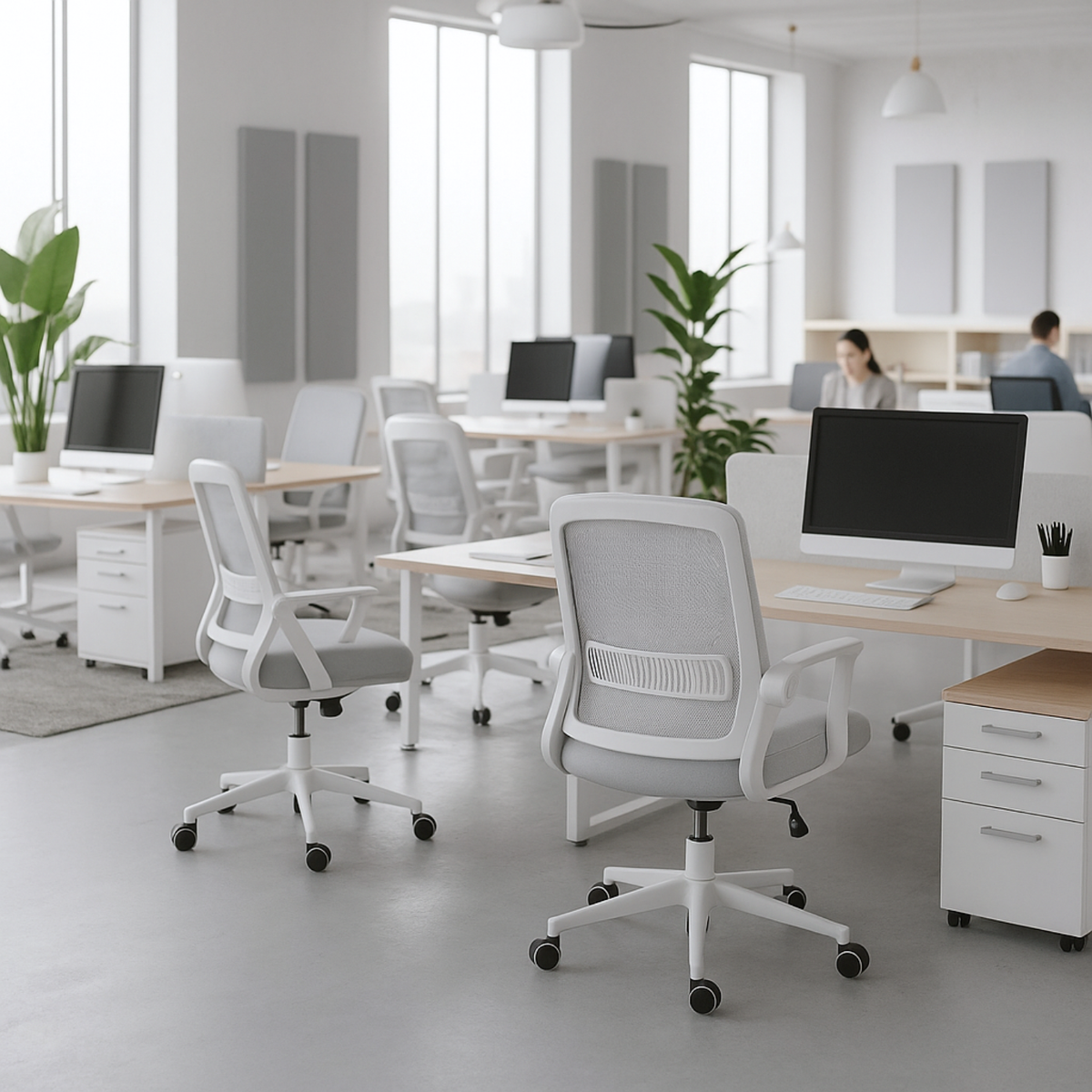 Chaise de Bureau Ergonomique Légère et Maniable – Office C-470