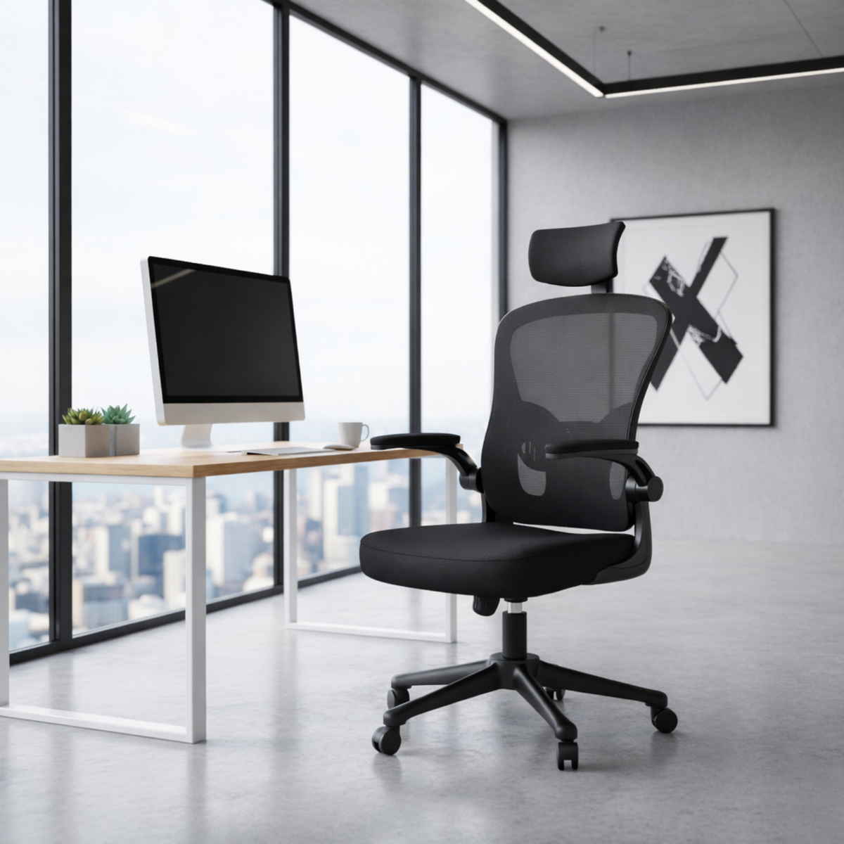 Chaise de Bureau Ergonomique à Support Lombaire Renforcé – Office C-770