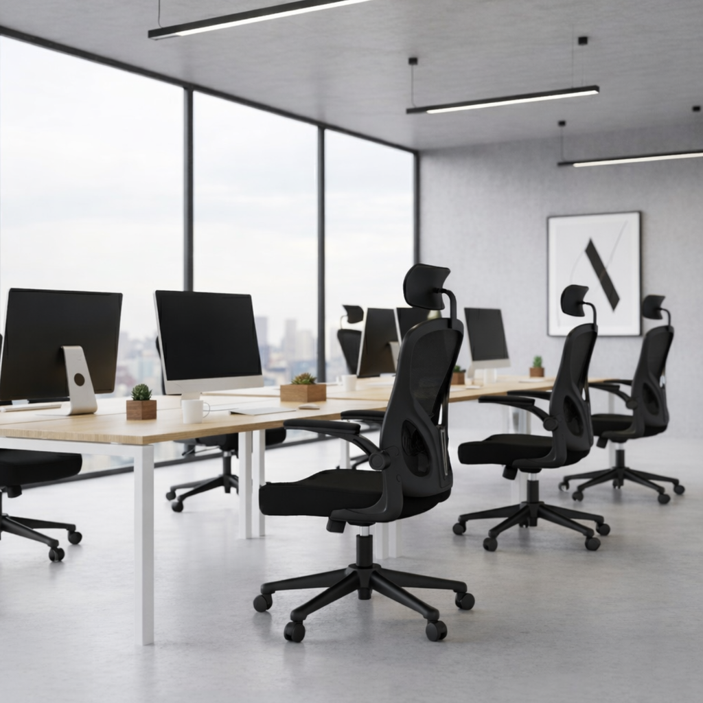 Chaise de Bureau Ergonomique à Support Lombaire Renforcé – Office C-770