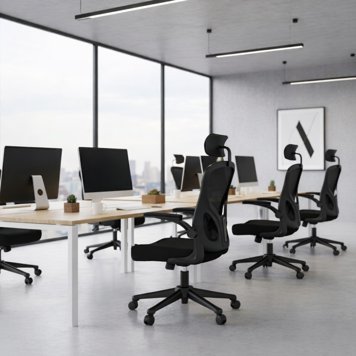 Chaise de Bureau Ergonomique à Support Lombaire Renforcé – Office C-770