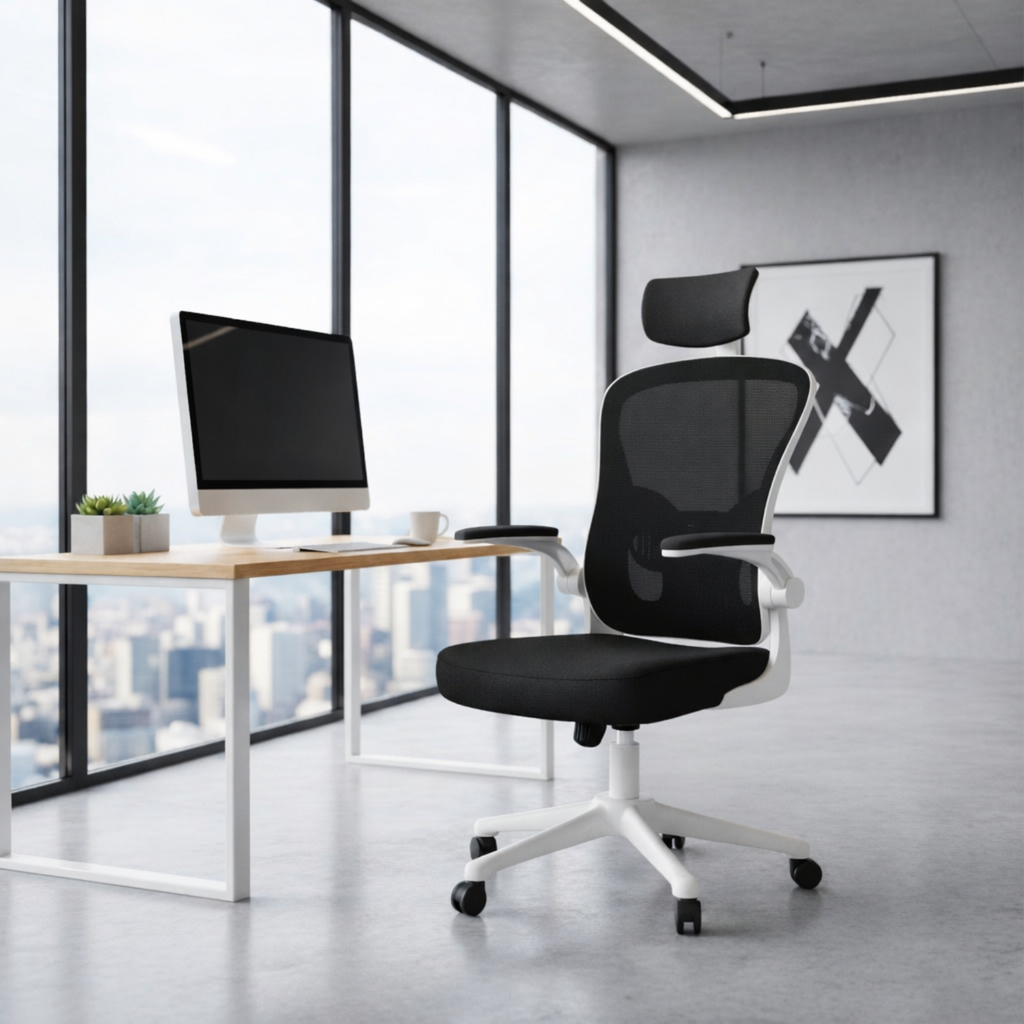 Chaise de Bureau Ergonomique à Support Lombaire Renforcé – Office C-770